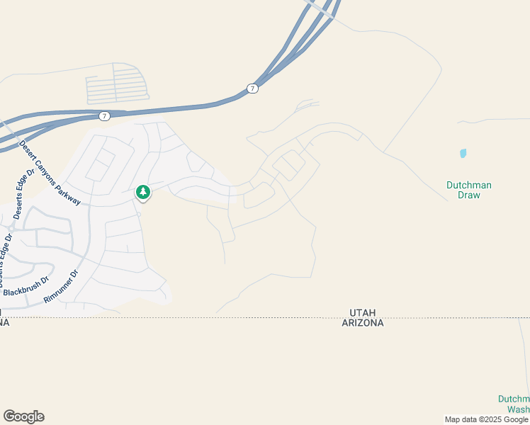 map of restaurants, bars, coffee shops, grocery stores, and more near 4129 El Capitan Way in St. George