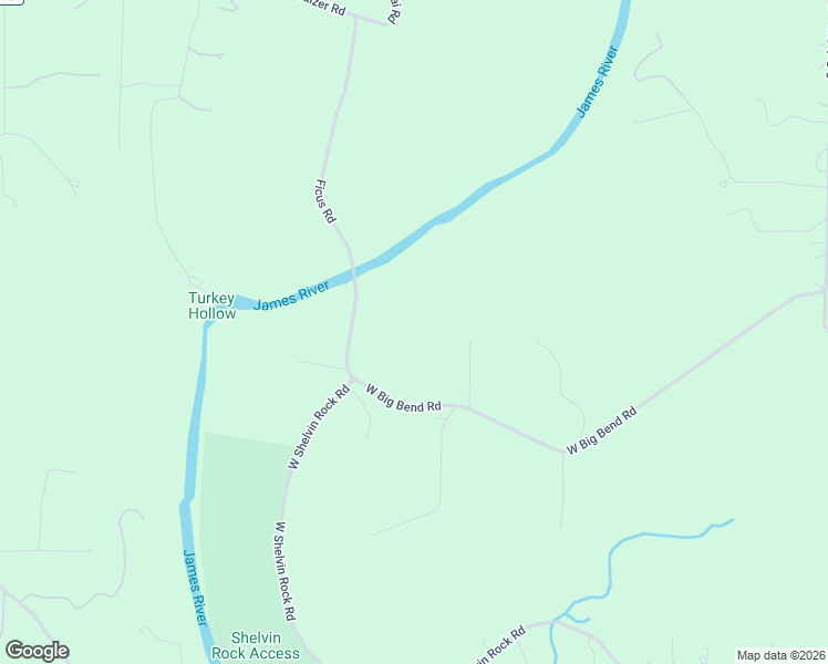 map of restaurants, bars, coffee shops, grocery stores, and more near 2097 West Big Bend Road in Nixa