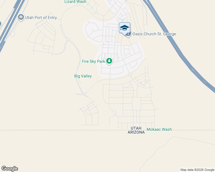 map of restaurants, bars, coffee shops, grocery stores, and more near 6022 Pinyon Drive in St. George