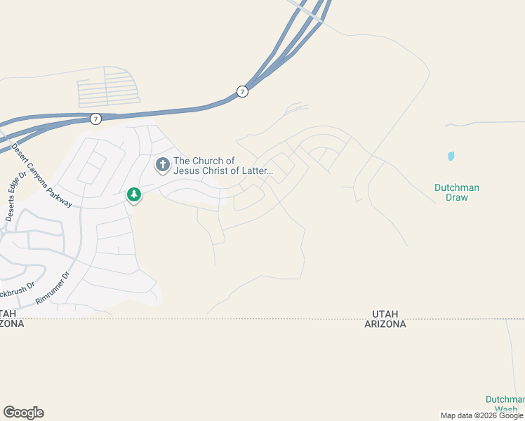map of restaurants, bars, coffee shops, grocery stores, and more near 4153 El Capitan Way in St. George