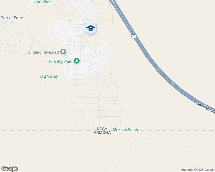 map of restaurants, bars, coffee shops, grocery stores, and more near 546 Carnelian Parkway in St. George