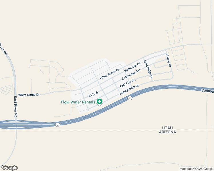 map of restaurants, bars, coffee shops, grocery stores, and more near 1795 East Mountain Trail in St. George