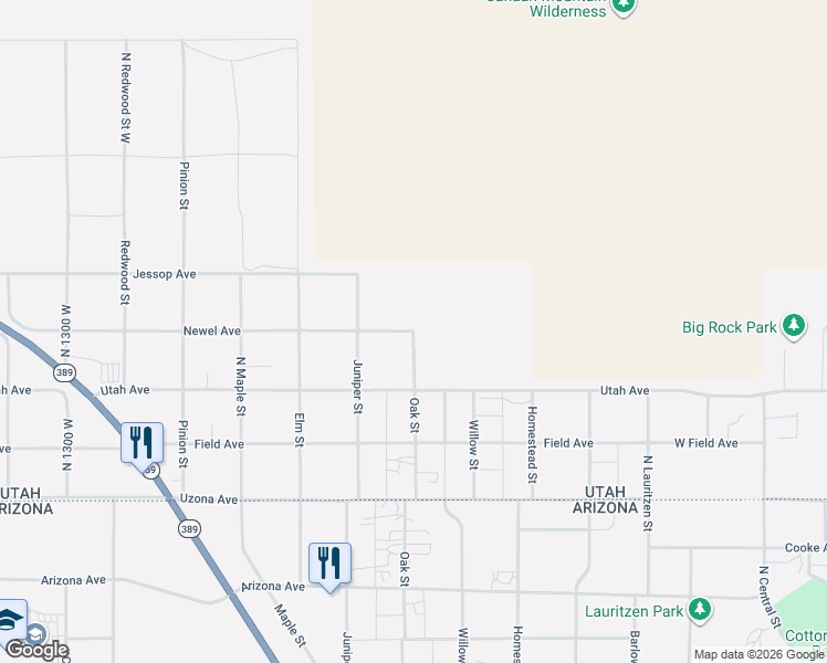 map of restaurants, bars, coffee shops, grocery stores, and more near Newel Avenue in Apple Valley