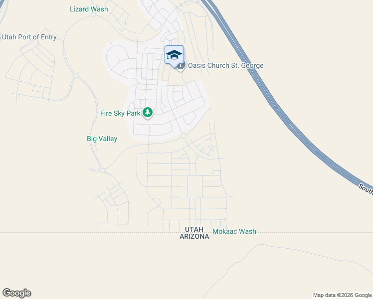 map of restaurants, bars, coffee shops, grocery stores, and more near 5996 South Carnelian Parkway in St. George