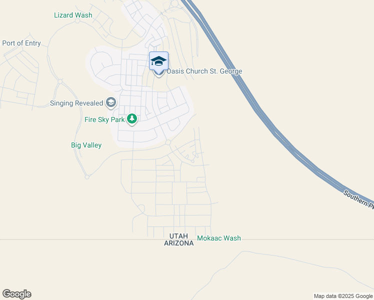 map of restaurants, bars, coffee shops, grocery stores, and more near 561 Aqua Cove in St. George