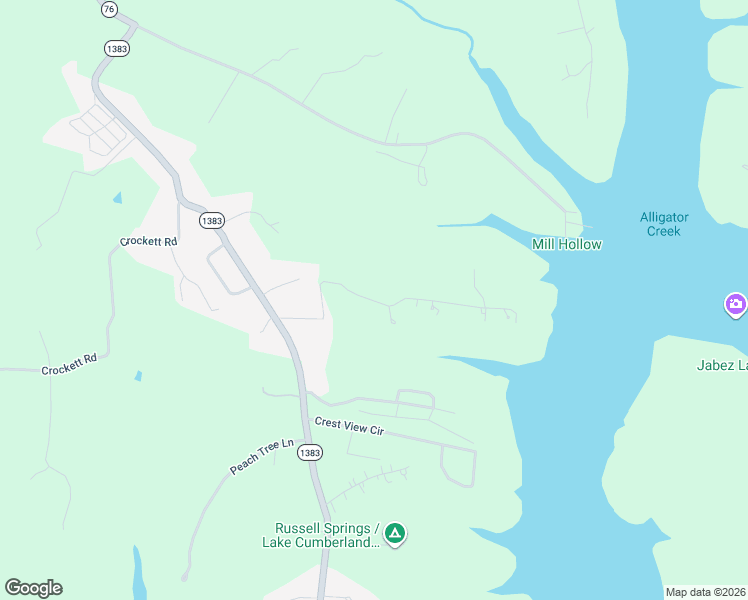 map of restaurants, bars, coffee shops, grocery stores, and more near 199 Chelsie Lane in Russell Springs
