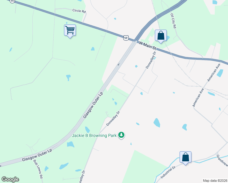 map of restaurants, bars, coffee shops, grocery stores, and more near 1898 Maplewood Road in Glasgow