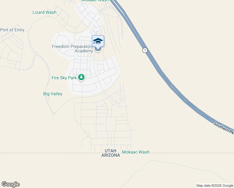 map of restaurants, bars, coffee shops, grocery stores, and more near 536 Autumn Place in St. George