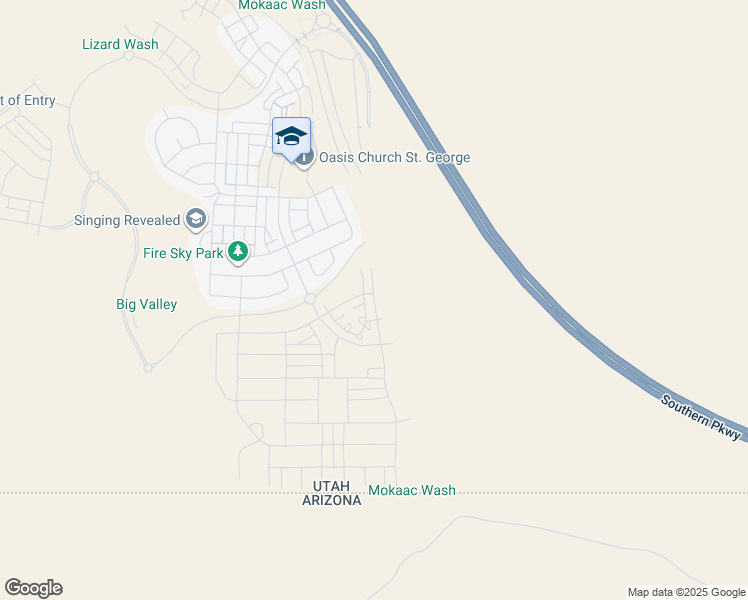map of restaurants, bars, coffee shops, grocery stores, and more near 5984 Jasper Ridge Drive in St. George