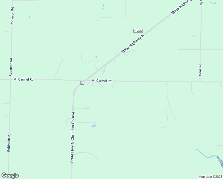 map of restaurants, bars, coffee shops, grocery stores, and more near 1272 Mount Carmel Road in Clever