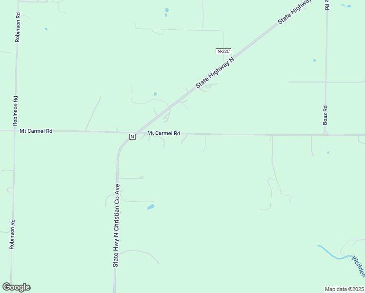 map of restaurants, bars, coffee shops, grocery stores, and more near 1272 Mount Carmel Road in Clever