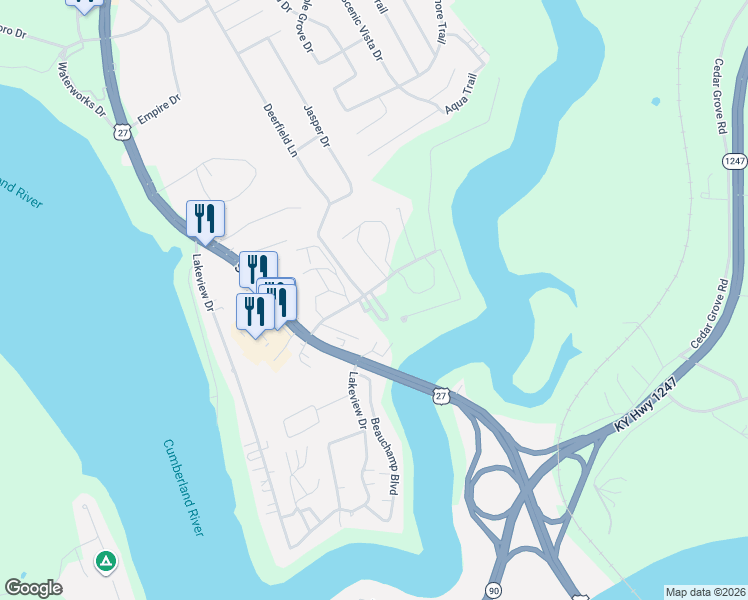 map of restaurants, bars, coffee shops, grocery stores, and more near 118-126 Bunker Hill Street in Somerset
