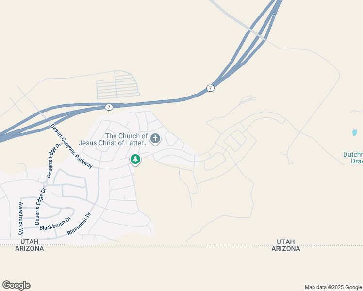 map of restaurants, bars, coffee shops, grocery stores, and more near 5934 Belair Street in St. George