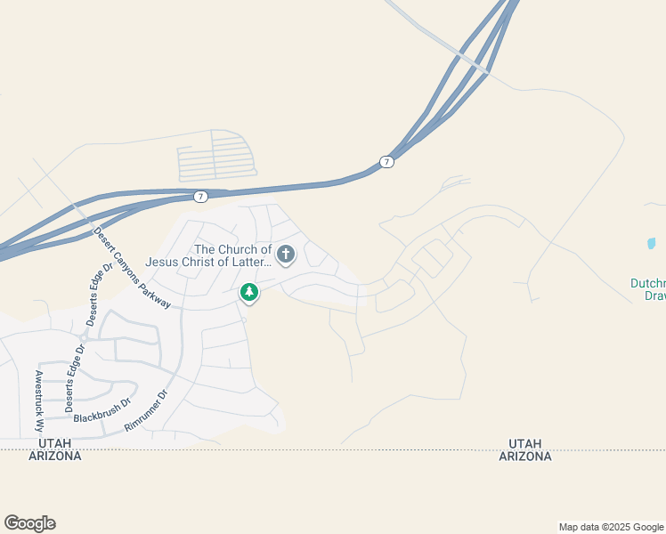 map of restaurants, bars, coffee shops, grocery stores, and more near 5934 Belair Street in St. George