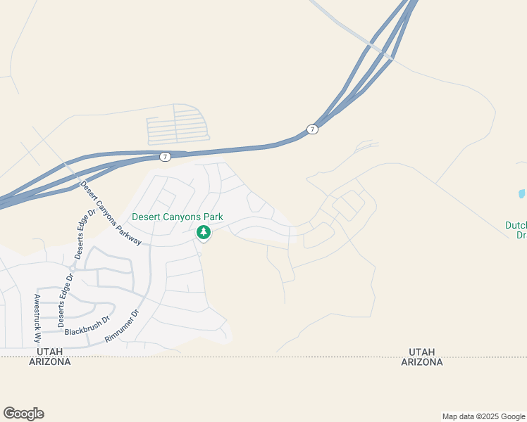 map of restaurants, bars, coffee shops, grocery stores, and more near 5900 South Charger Loop in St. George