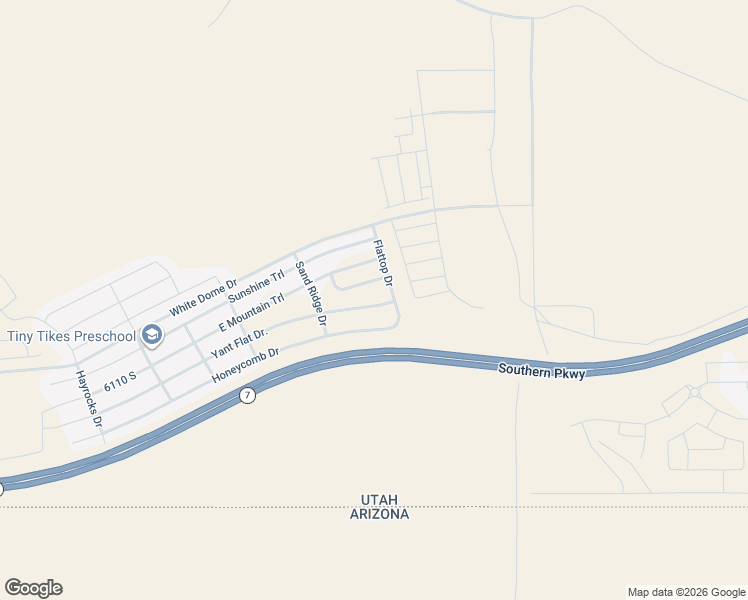 map of restaurants, bars, coffee shops, grocery stores, and more near 2273 East Yant Flat Drive in St. George