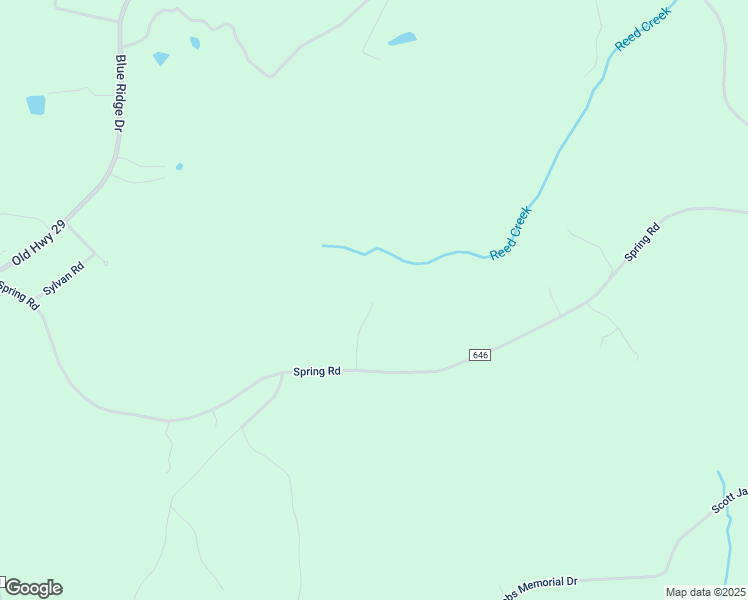 map of restaurants, bars, coffee shops, grocery stores, and more near 1233 Spring Road in Hurt