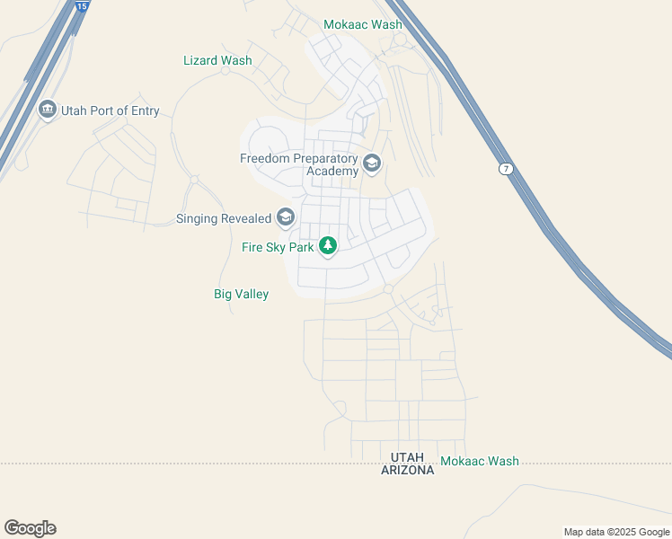 map of restaurants, bars, coffee shops, grocery stores, and more near Cypress Umber Drive in St. George