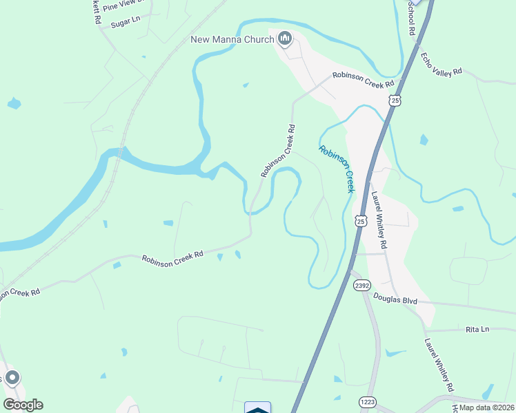 map of restaurants, bars, coffee shops, grocery stores, and more near 781 Robinson Creek Road in Lily