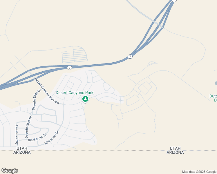 map of restaurants, bars, coffee shops, grocery stores, and more near 5902 Fairlane Way in St. George