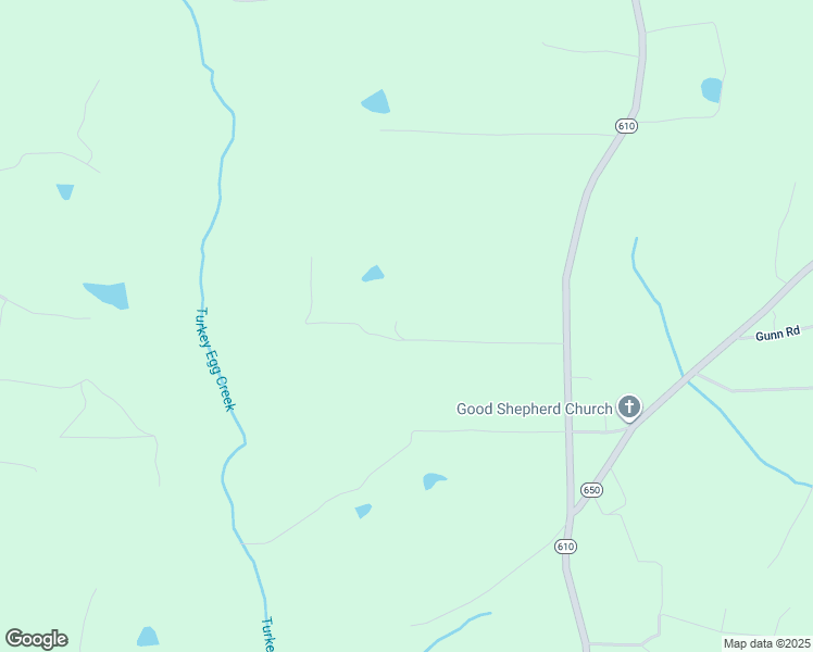 map of restaurants, bars, coffee shops, grocery stores, and more near 19216 Old White Oak Road in McKenney