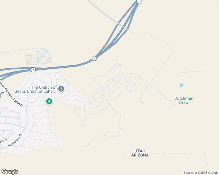 map of restaurants, bars, coffee shops, grocery stores, and more near 5895 Legolas Lane in St. George