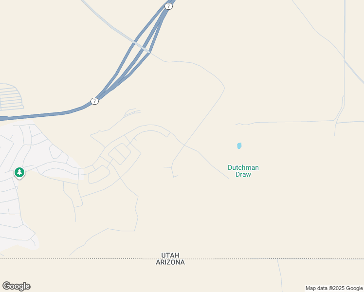 map of restaurants, bars, coffee shops, grocery stores, and more near Foothill Ridge Drive in St. George