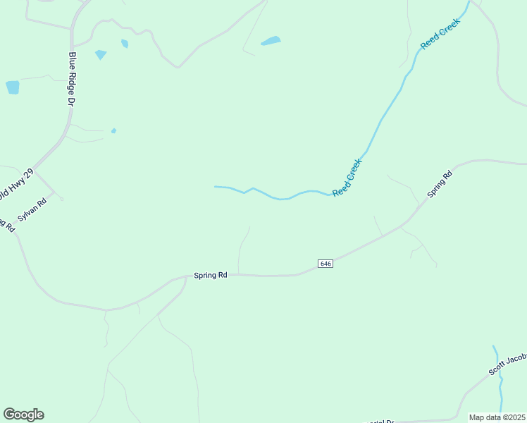 map of restaurants, bars, coffee shops, grocery stores, and more near 1233 Spring Road in Hurt