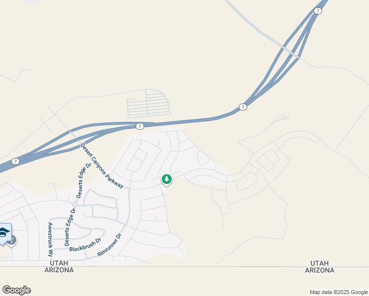 map of restaurants, bars, coffee shops, grocery stores, and more near 3859 Trans Am Lane in St. George