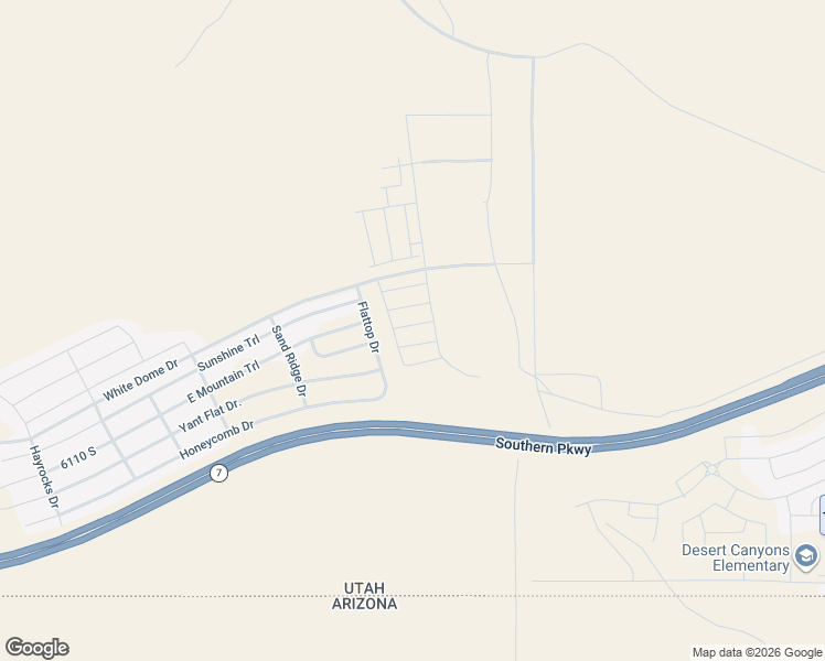 map of restaurants, bars, coffee shops, grocery stores, and more near 2318 East Luciano Lane in St. George
