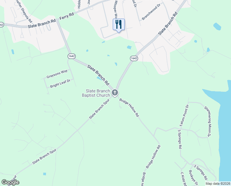 map of restaurants, bars, coffee shops, grocery stores, and more near 1-105 Bridge Hollow Road in Somerset