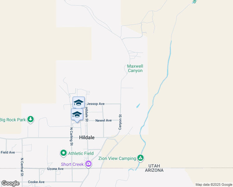 map of restaurants, bars, coffee shops, grocery stores, and more near 404 Jessop Avenue in Hurricane