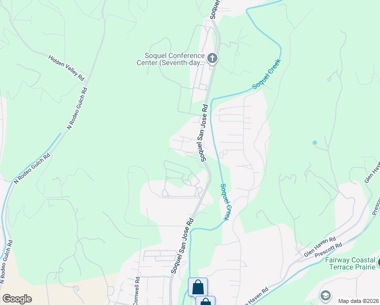map of restaurants, bars, coffee shops, grocery stores, and more near 1461 Soquel San Jose Road in Soquel