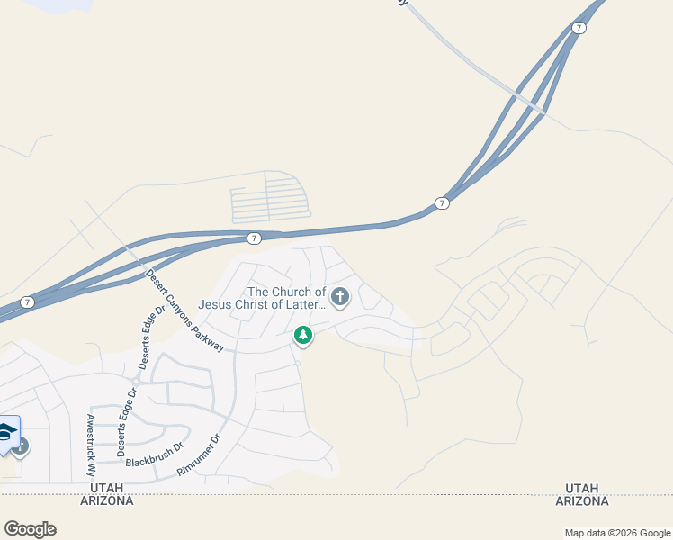 map of restaurants, bars, coffee shops, grocery stores, and more near 3859 Trans Am Lane in St. George