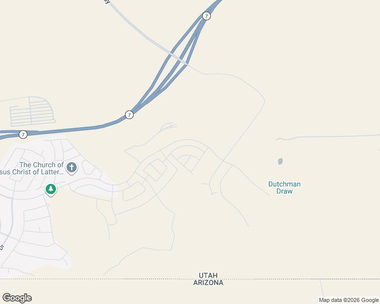 map of restaurants, bars, coffee shops, grocery stores, and more near Southern Parkway in St. George