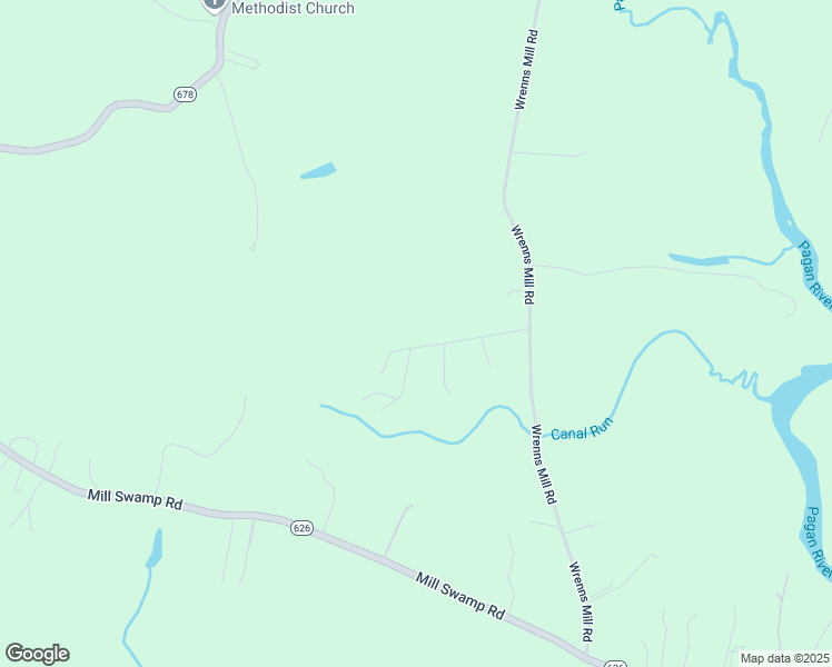 map of restaurants, bars, coffee shops, grocery stores, and more near 304 Quillens Point Lane in Smithfield