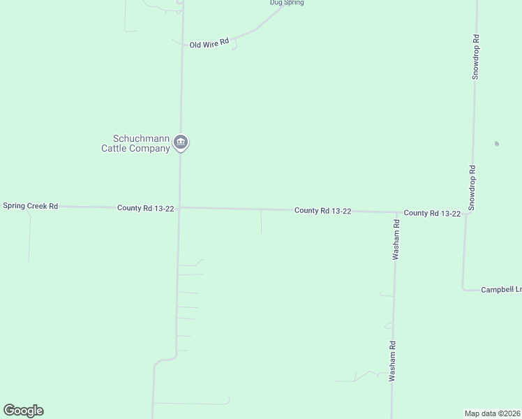 map of restaurants, bars, coffee shops, grocery stores, and more near 792 Spring Creek Road in Clever