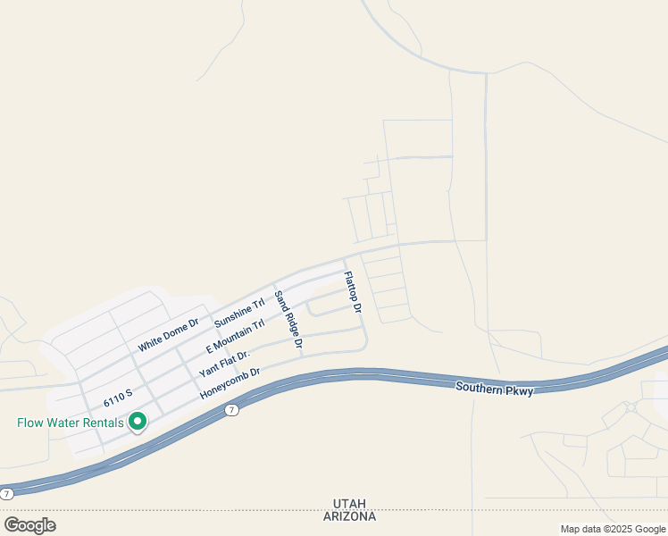 map of restaurants, bars, coffee shops, grocery stores, and more near East Sunshine Trail in St. George