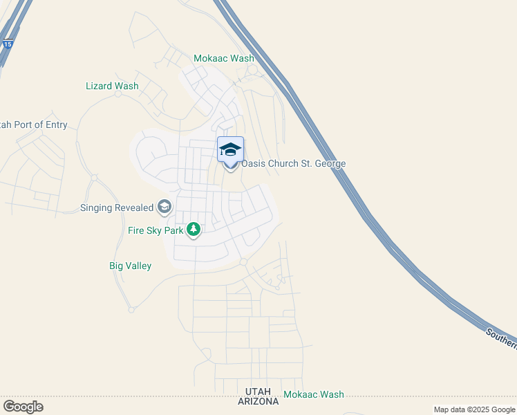 map of restaurants, bars, coffee shops, grocery stores, and more near 5791 South Russet Sun Drive in St. George