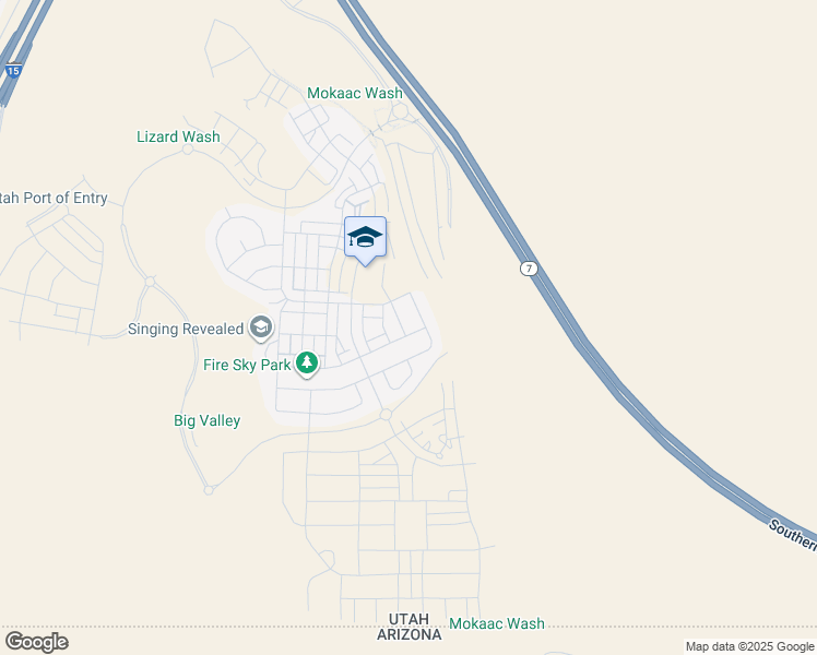 map of restaurants, bars, coffee shops, grocery stores, and more near 5791 South Russet Sun Drive in St. George