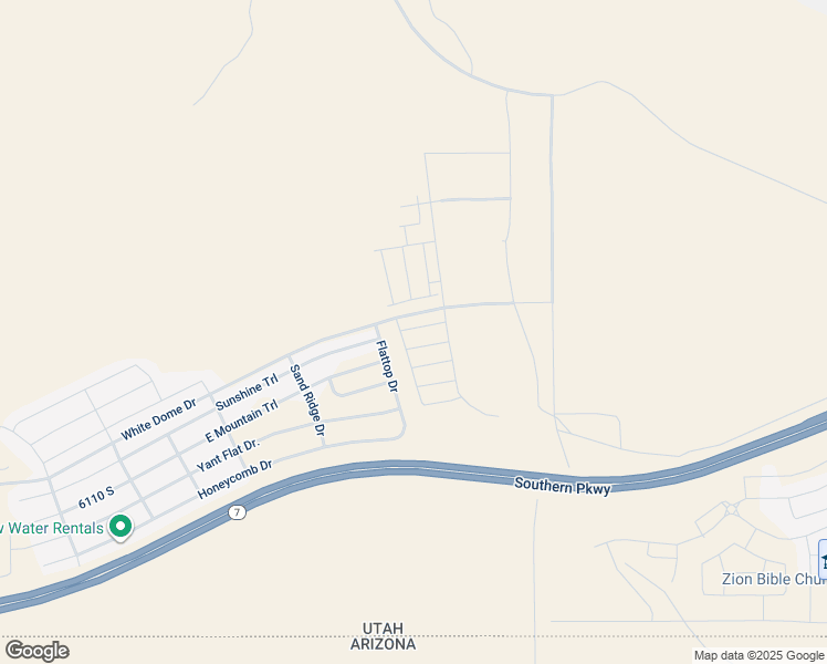 map of restaurants, bars, coffee shops, grocery stores, and more near 2318 East Luciano Lane in St. George