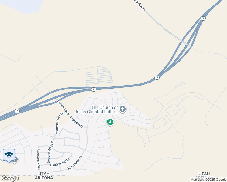 map of restaurants, bars, coffee shops, grocery stores, and more near 3809 East Impala Drive in St. George