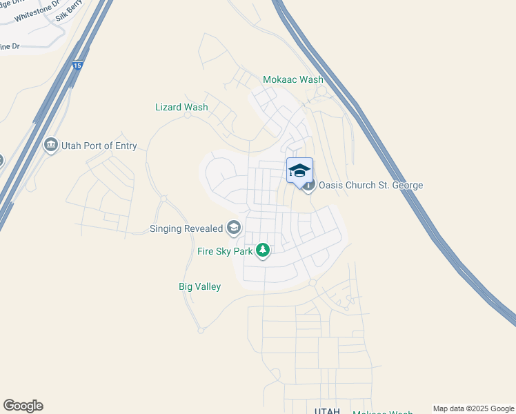 map of restaurants, bars, coffee shops, grocery stores, and more near 776 West Scarlet Hill Drive in St. George