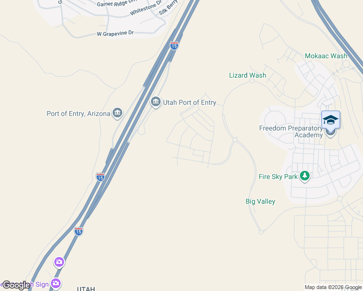 map of restaurants, bars, coffee shops, grocery stores, and more near West Cactus Wren Drive in St. George
