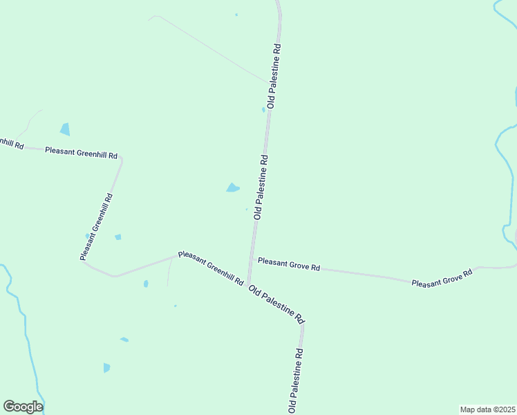 map of restaurants, bars, coffee shops, grocery stores, and more near Old Palestine Road in Christian County