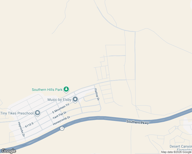 map of restaurants, bars, coffee shops, grocery stores, and more near White Dome Drive in St. George