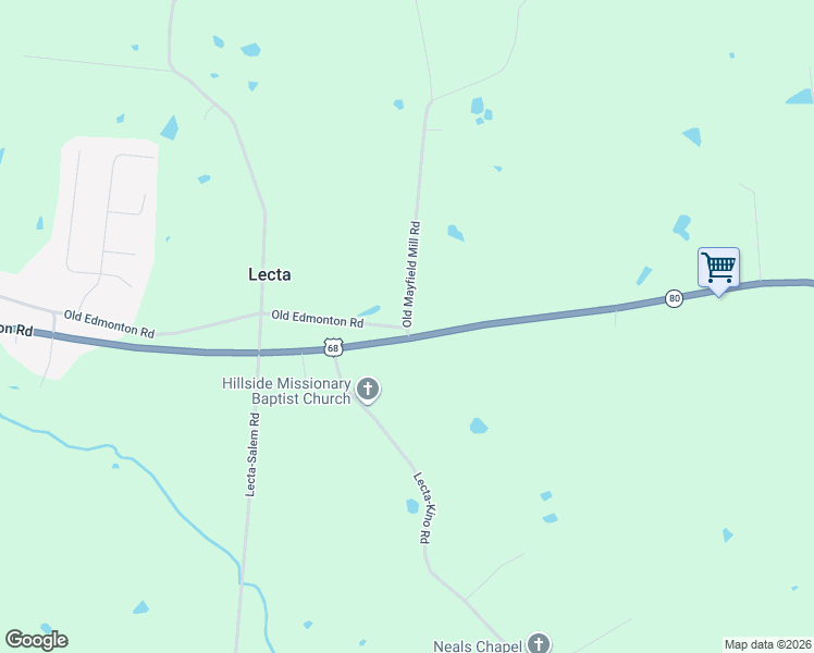 map of restaurants, bars, coffee shops, grocery stores, and more near 67 Old Mayfield Mill Road in Glasgow