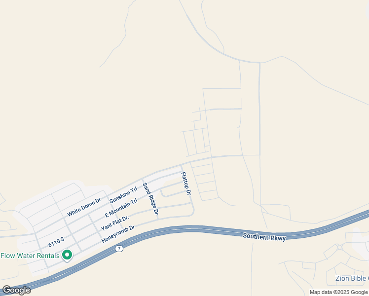 map of restaurants, bars, coffee shops, grocery stores, and more near 5694 South Weehawken Lane in St. George
