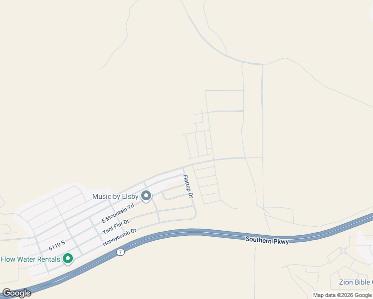 map of restaurants, bars, coffee shops, grocery stores, and more near White Dome Drive in St. George