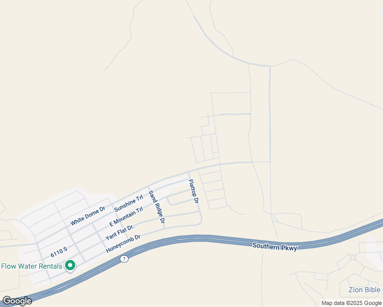 map of restaurants, bars, coffee shops, grocery stores, and more near 5690 South Weehawken Lane in St. George